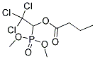 DIMETHYL 1-(BUTYRYLOXY)-2,2,2-TRICHLOROETHYLPHOSPHONATE 结构式