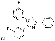 2,3-双-(3-氟苯基)-5-苯基氯化四氮唑 结构式