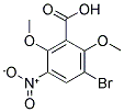 3-BROMO-2,6-DIMETHOXY-5-NITROBENZOIC ACID 结构式