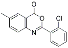 2-(2-CHLOROPHENYL)-6-METHYL-4H-3,1-BENZOXAZIN-4-ONE 结构式