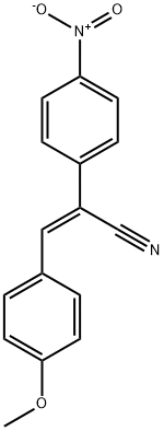 (Z)-3-(4-METHOXYPHENYL)-2-(4-NITROPHENYL)ACRYLONITRILE 结构式