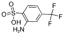 2-氨基-4-(三氟甲基)苯磺酸 结构式