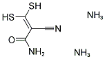 3,3-DIMERCAPTO-2-CYANOACRYLAMIDE DIAMMONIUM SALT 结构式