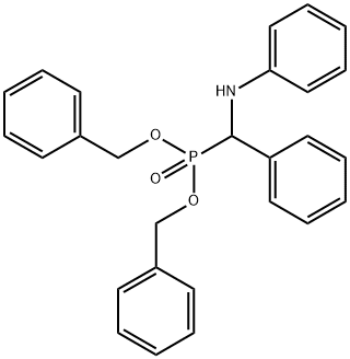 DIBENZYL (ALPHA-ANILINOBENZYL)-PHOSPHONATE 结构式