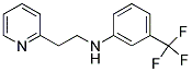 (2-PYRIDIN-2-YL-ETHYL)-(3-TRIFLUOROMETHYL-PHENYL)-AMINE 结构式