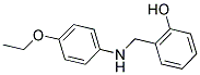 2-[(4-ETHOXY-PHENYLAMINO)-METHYL]-PHENOL 结构式