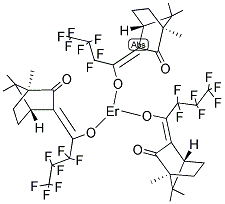 ERBIUM TRIS[3-(HEPTAFLUOROPROPYLHYDROXYMETHYLENE)-(-)-CAMPHORATE] 结构式