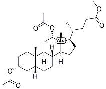 5-BETA-CHOLANIC ACID-3-ALPHA, 12-ALPHA-DIOL DIACETATE, METHYL ESTER 结构式