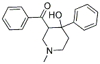 (4-HYDROXY-1-METHYL-4-PHENYL-3-PIPERIDYL)(PHENYL)METHANONE 结构式