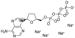 2',3'-DIDEOXYADENOSINE 5'-TRIPHOSPHATE TETRASODIUM SALT 结构式