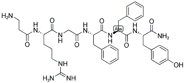 INSULIN, HUMAN, B-CHAIN [21-26] 结构式