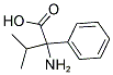 DL-2-ISOPROPYL-2-PHENYLGLYCINE 结构式
