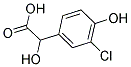 3-CHLORO-4-HYDROXYMANDELIC ACID 结构式