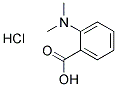 O-DIMETHYLAMINOBENZOIC ACID HYDROCHLORIDE 结构式