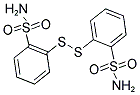 2-([2-(AMINOSULFONYL)PHENYL]DITHIO)BENZENE-1-SULFONAMIDE 结构式
