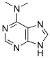 N,N-DIMETHYL-9H-PURIN-6-AMINE 结构式