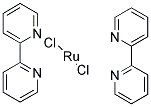 CIS-BIS-(2,2'-BIPYRIDINE)DICHLORORUTHENIUM(II) 结构式