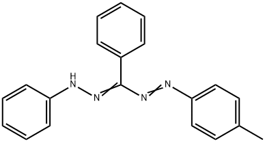 3,5-二苯基-1-（对甲苯基）甲臢 结构式
