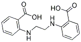 N,N'-乙撑二邻氨基苯甲酸 结构式