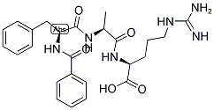 BENZOYL-PHE-ALA-ARG 结构式