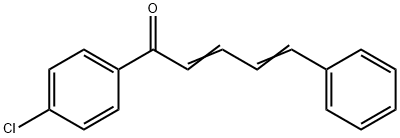 1-(4-氯苯基)-5-苯基-2,4-戊二烯-1-酮 结构式