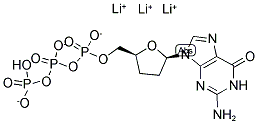2',3'-DIDEOXYGUANOSINE-5'-TRIPHOSPHATE LITHIUM SALT 结构式