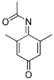 N-ACETYL-2,6-DIMETHYL-P-BENZOQUINONE IMINE 结构式