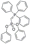 DIPHENYL (TRIPHENYLPHOSPHORANYLIDENEMETHYL)PHOSPHONATE 结构式