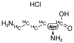 L-LYSINE, [U-14C] MONOHYDROCHLORIDE 结构式