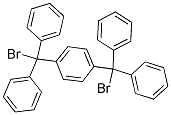 A,a'-dibromo-a,a,a',a'-tetraphenyl-p-xylene 结构式