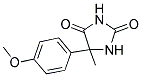 5-(4-METHOXY-PHENYL)-5-METHYL-IMIDAZOLIDINE-2,4-DIONE 结构式