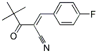 2-(2,2-DIMETHYLPROPANOYL)-3-(4-FLUOROPHENYL)PROP-2-ENENITRILE 结构式
