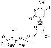 5-IODO-2'-DEOXY-CYTIDINE-5'-TRIPHOSPHATE, SODIUM SALT 结构式