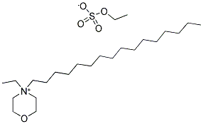 CETYLETHYLMORPHOLINIUM ETHYLSULFATE 结构式