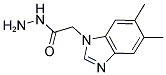 5,6-DIMETHYLBENZIMIDAZOLE-1-ACETHYDRAZIDE 结构式