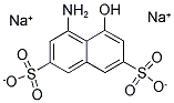 4-AMINO-5-HYDROXY-2,7-NAPHTHALENEDISULFONIC ACID DISODIUM SALT 结构式