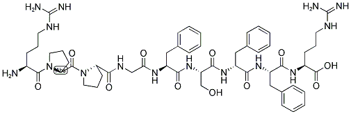 (D-PHE7)-BRADYKININ 结构式