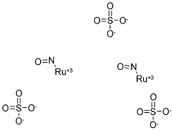 RUTHENIUM NITROSOSULFATE 结构式