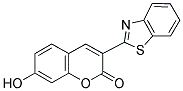 3-(2-BENZOTHIAZOLYL)-7-HYDROXYCOUMARIN 结构式