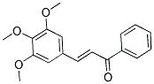 1-Phenyl-3-(3,4,5-trimethoxyphenyl)prop-2-en-1-one 结构式