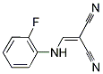 (((2-FLUOROPHENYL)AMINO)METHYLENE)METHANE-1,1-DICARBONITRILE 结构式