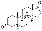 5-BETA-ANDROSTAN-3,17-DIONE 结构式