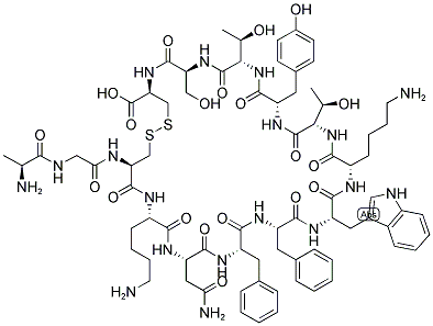 (TYR11)-SOMATOSTATIN-14 结构式