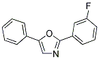 2-(3-FLUOROPHENYL)-5-PHENYLOXAZOLE 结构式
