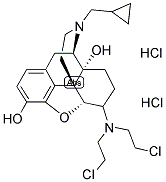BETA-CHLORNALTREXAMINE DIHYDROCHLORIDE 结构式