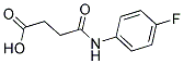 N-(4-FLUORO-PHENYL)-SUCCINAMIC ACID 结构式