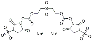 BIS[2-(SULFOSUCCINIMIDOOXYCARBONYLOXY)-ETHYL]SULFONE DISODIUM 结构式