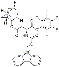 Fmoc-Asp(O-2-ada)-OPfp 结构式