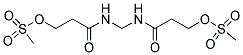 N,N'-METHYLENEBIS(2-CARBAMOYLETHYL) BIS(METHANESULFONATE) 结构式