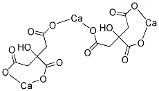 2'-CALCIUM CITRATE 结构式